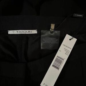 T  TAHARI WOMEN'S PETAR BLACK PANTS - SIZE 0 NWT $98